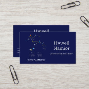 Southern Hemisphere Constellation Centaurus Business Card