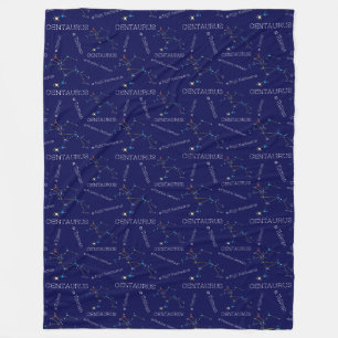 Southern Hemisphere Constellation Centaurus Fleece Blanket
