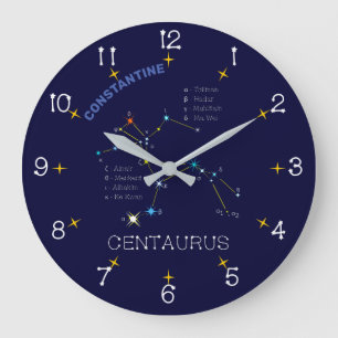 Southern Hemisphere Constellation Centaurus Large Clock