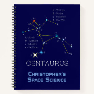 Southern Hemisphere Constellation Centaurus Notebook