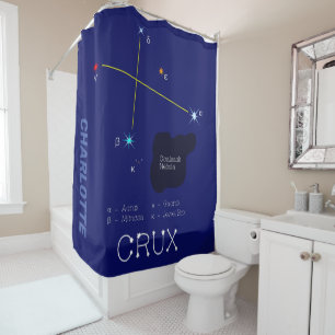 Southern Hemisphere Constellation Crux Shower Curtain
