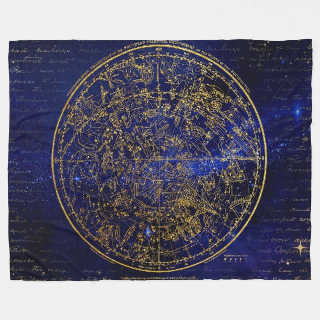 SOUTHERN HEMISPHERE FLEECE BLANKET (Front (Horizontal))