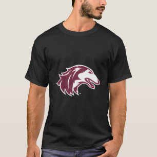 Southern Illinois Salukis Left Chest Icon Black T-Shirt