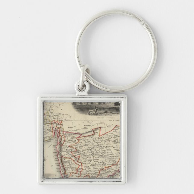 Southern India Key Ring (Front)