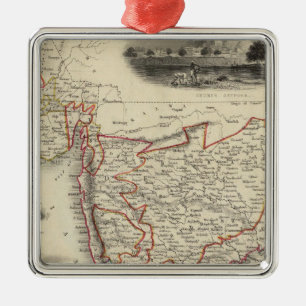 Southern India Metal Tree Decoration