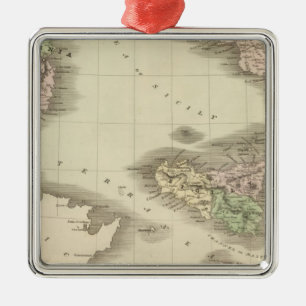 Southern Italy 2 Metal Tree Decoration