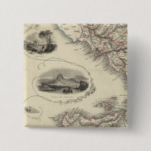Southern Italy 3 15 Cm Square Badge