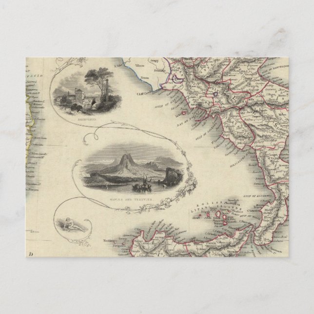 Southern Italy 3 Postcard (Front)