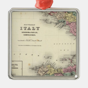 Southern Italy Kingdom Of Naples Metal Ornament