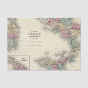 Southern Italy Kingdom Of Naples Tissue Paper