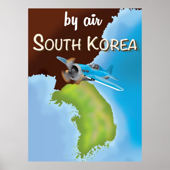 southern korean travel poster (Front)