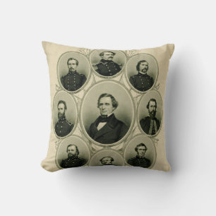 Southern Leaders of the Civil War Cushion