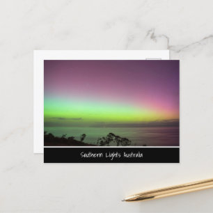 Southern Lights Australia - Night Sky Photo Postcard