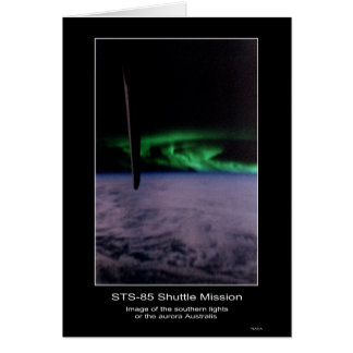 Southern lights the aurora Australis from NASA STS