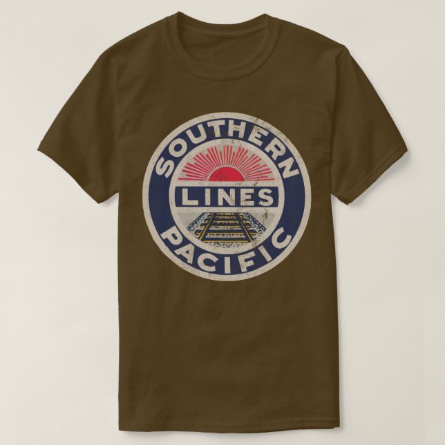 Southern Lines Pacific Railroad Company T-Shirt (Design Front)