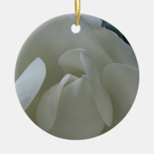 Southern Magnolia Blossom Closeup Ornament
