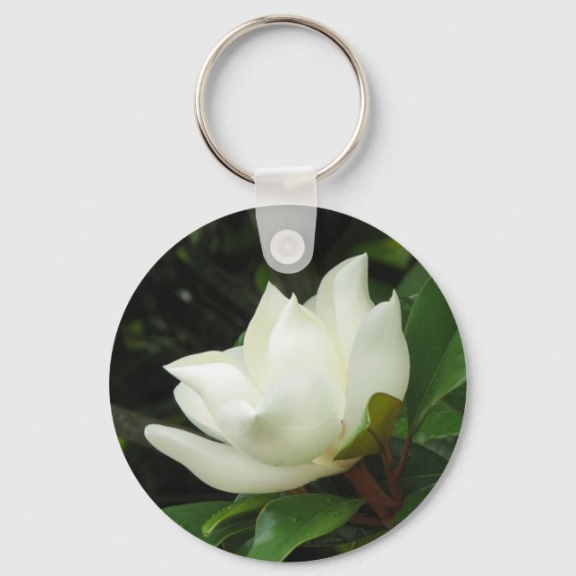 Southern Magnolia Key Ring (Front)