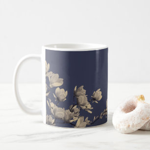 Southern Magnolias & Midnight Blue Coffee Mug