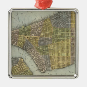 Southern New York City Metal Ornament