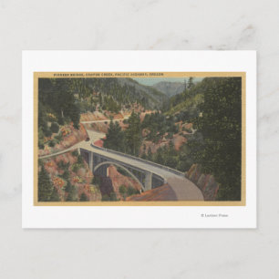 Southern Oregon - Pioneer Bridge, Canyon Creek Postcard
