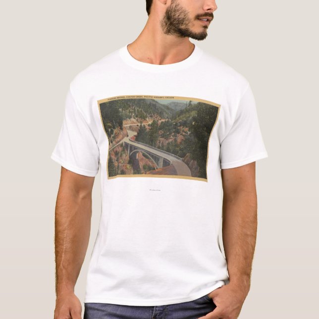 Southern Oregon - Pioneer Bridge, Canyon Creek T-Shirt (Front)
