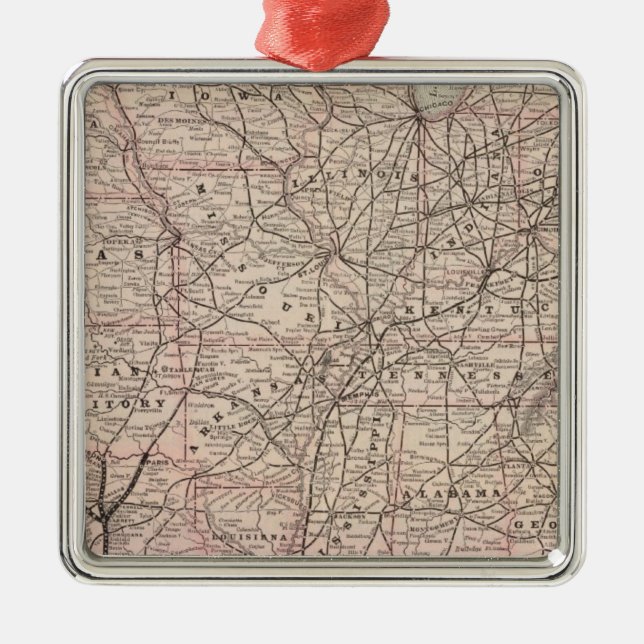 Southern Pacific Company Metal Ornament (Front)