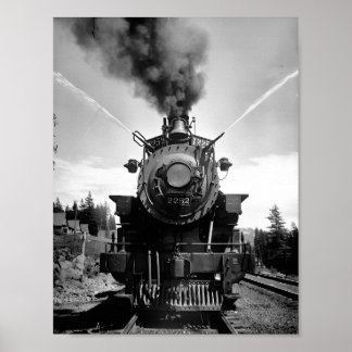 Southern Pacific Fire Train Poster