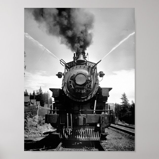 Southern Pacific Fire Train Poster (Front)