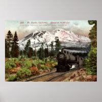 Southern Pacific Mt. Shasta 1912 Vintage