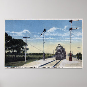 Southern Pacific Railroad to Pajaro Poster