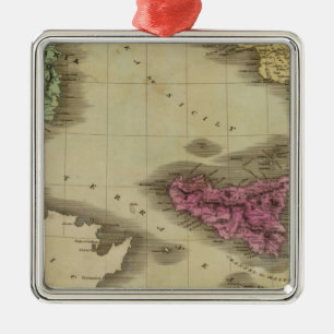 Southern Part Of Italy Metal Ornament