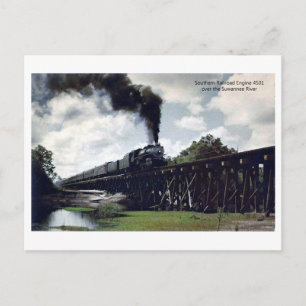 Southern Railway Bridge over the Suwannee River Postcard