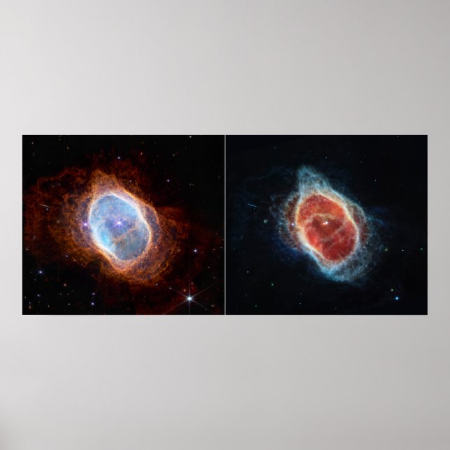 Southern Ring Nebula Poster (Front)