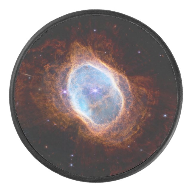 Southern Ring Nebula Space James Webb Telescope Hockey Puck (Front)