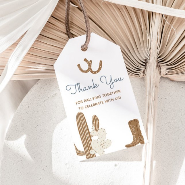 Southern Rodeo Cowboy Birthday Gift Tags (Creator Uploaded)