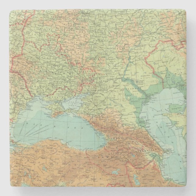 Southern Russia Stone Coaster (Front)