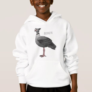 Southern screamer bird cartoon illustration