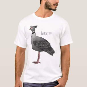 Southern screamer bird cartoon illustration T-Shirt