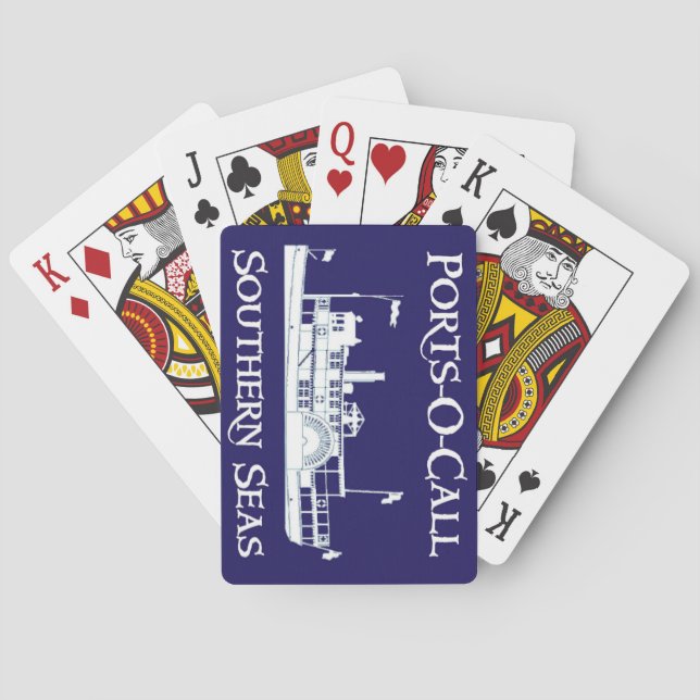 Southern Seas playing cards (Back)
