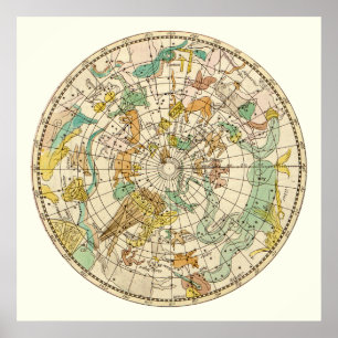 Southern Sky Star Chart and Constellations Map