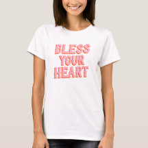 Southern Snark: Bless Your Heart (pink & orange)