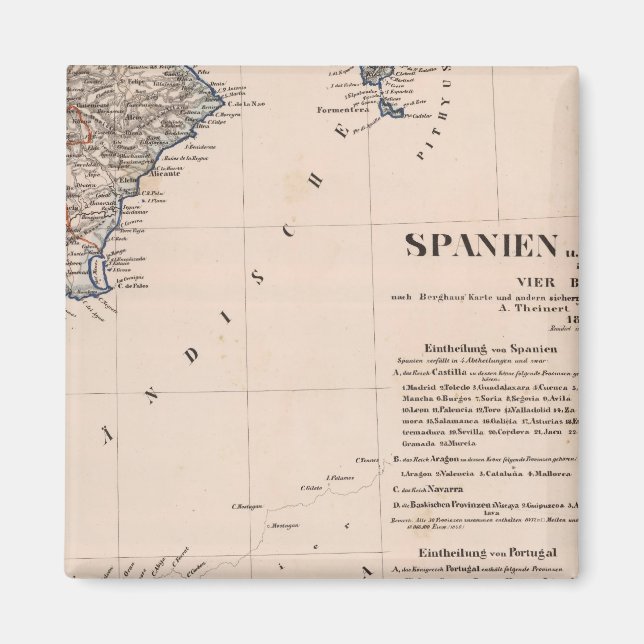 Southern Spain Magnet (Front)
