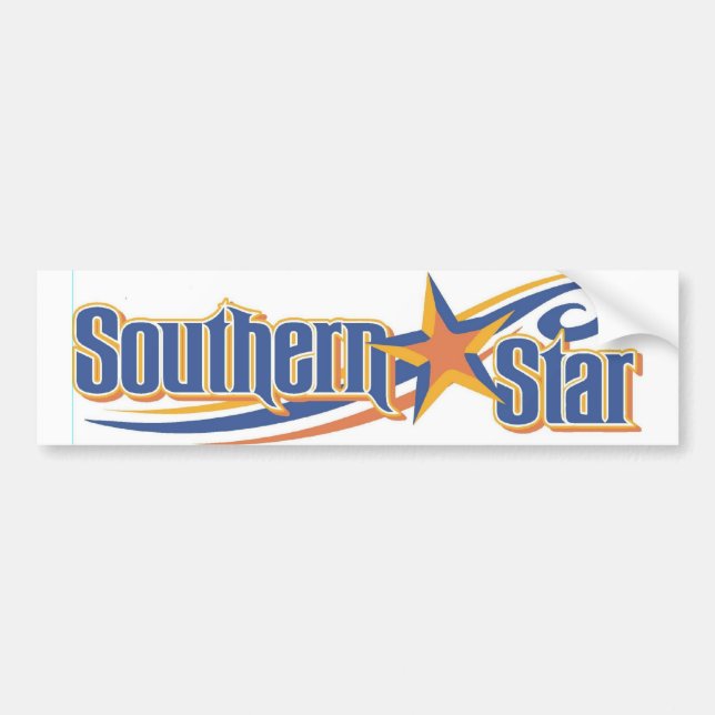 Southern Star Emblem Bumper Sticker (Front)