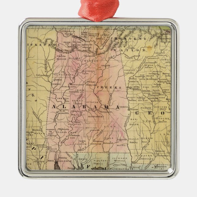 Southern States Metal Ornament (Front)
