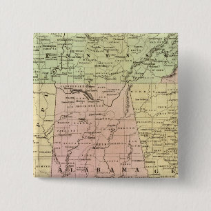 Southern States Olney Map 15 Cm Square Badge