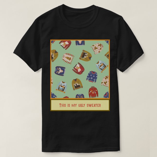 Southern Style Holiday Christmas Ugly Sweater (Design Front)