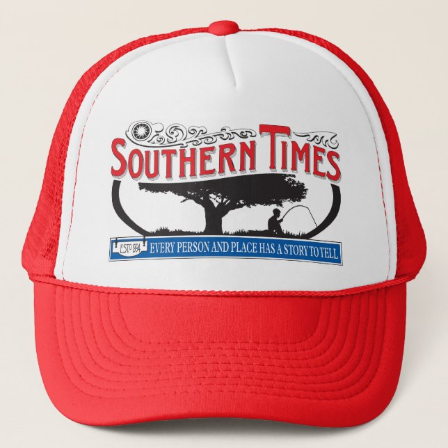 Southern Times Sign Trucker Hat (Front)