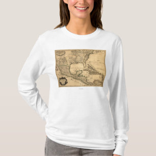 Southern United States and Central America Map T-Shirt