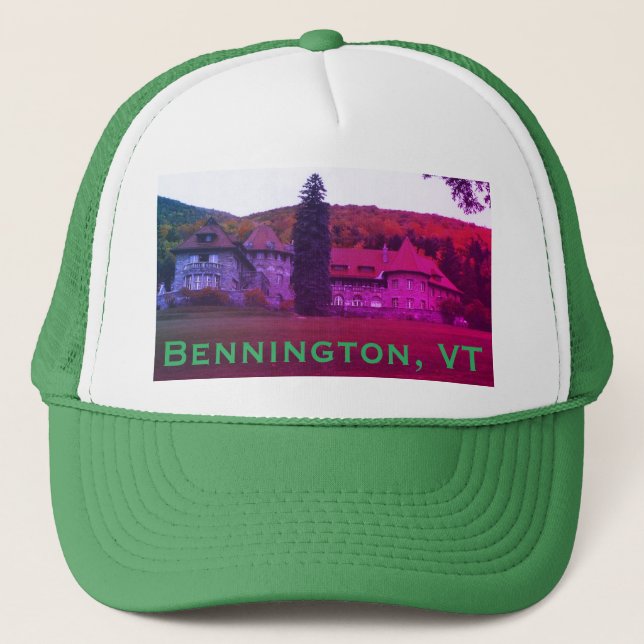 Southern Vermont College Mansion, Bennington Trucker Hat (Front)
