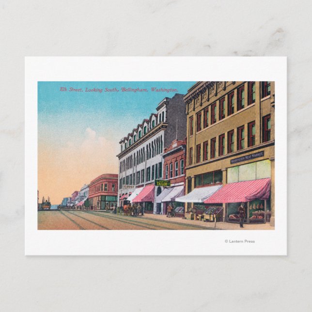 Southern View from Elk StreetBellingham, WA Postcard (Front)